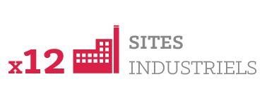 12 sites industriels